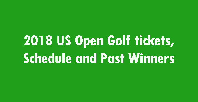 2018 US Open Golf